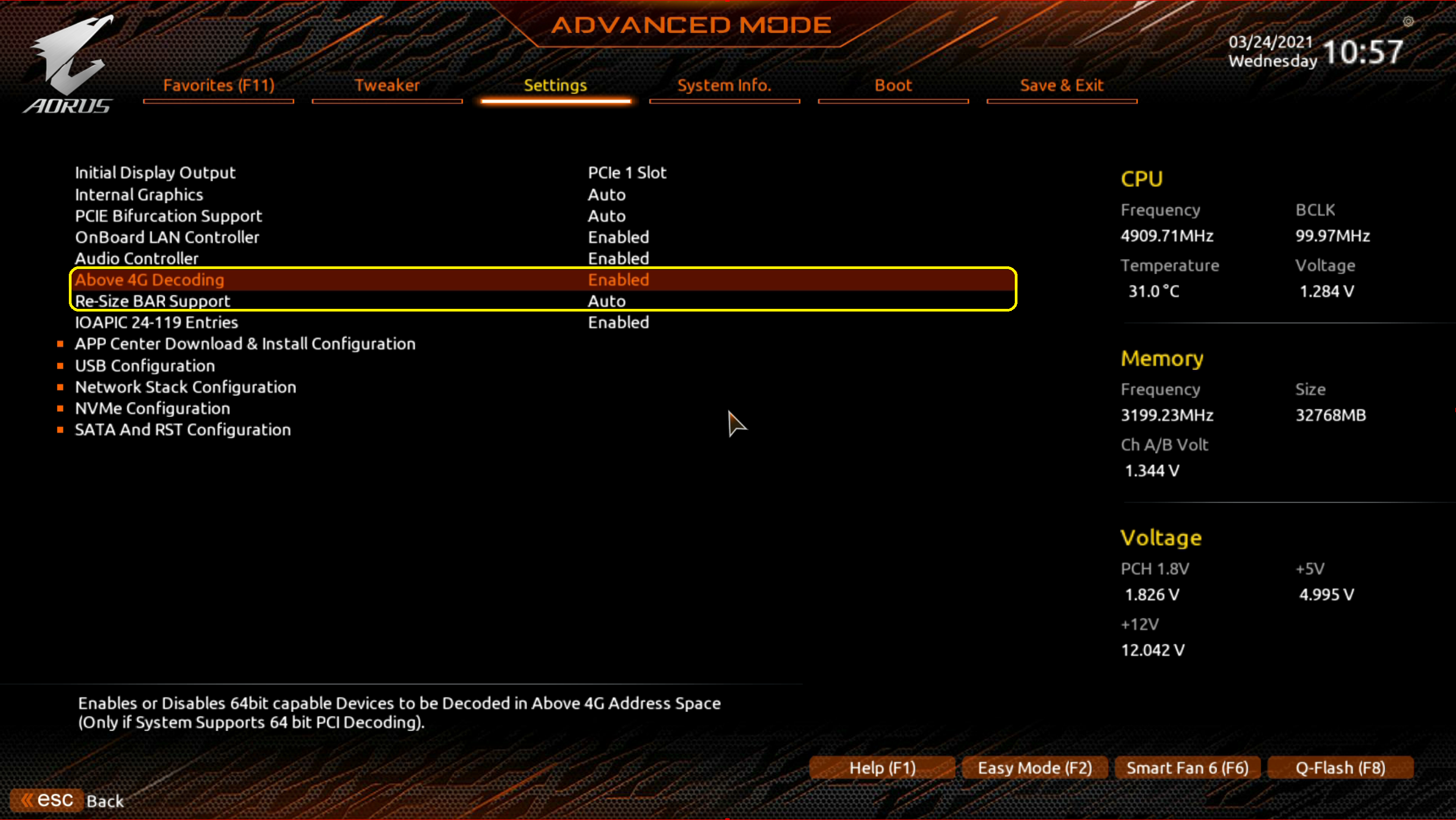 BIOS Settings